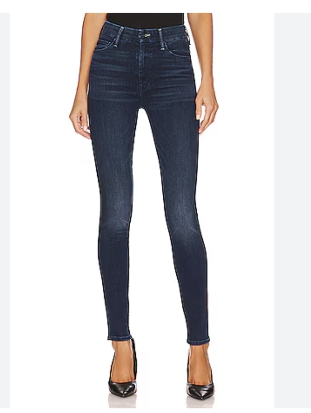 MOTHER Dark Blue High Waisted Looker In Good You Jeans SZ.30